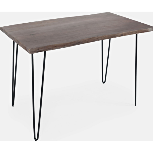 Nature's Edge 52" Counter Dining Table in Slate Wood & Iron